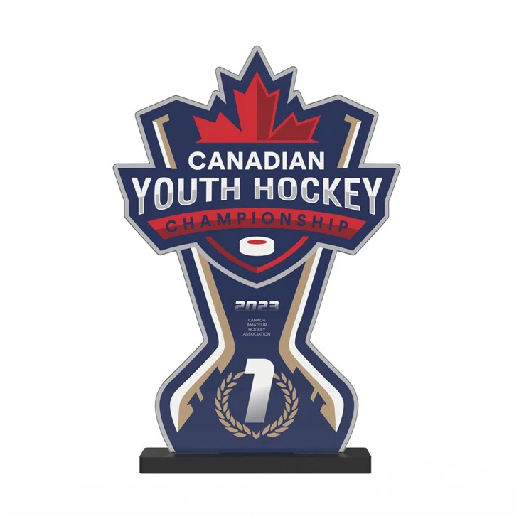 Single Layer Acrylic Hockey Trophies suppliers